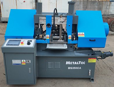 Фото 45 - MetalTec BS 350 CA автоматический колонный ленточнопильный станок.