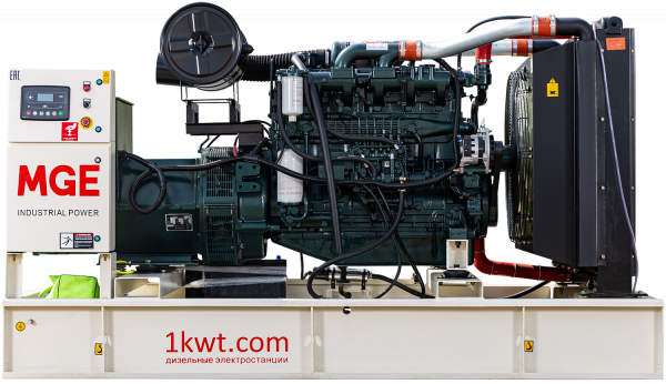 Фото 7 - P250DN дизельный генератор MGE 250 кВт Открытая на двигателе Doosan / P126TI-II G1R315SB.
