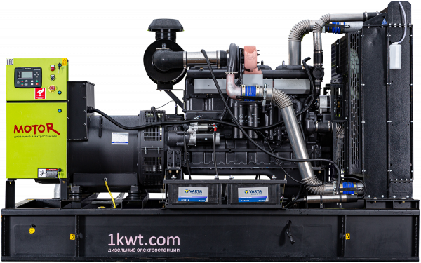 Фото 4 - АД400-Т400 дизельный генератор Motor 400 кВт Открытая на двигателе WOLING / WLG510.