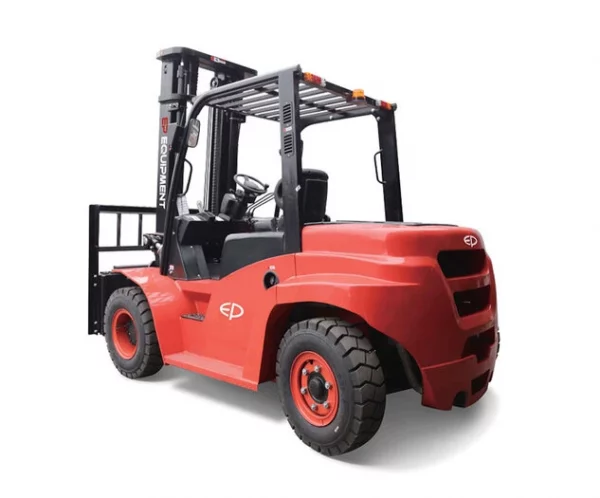 Фото 12 - Погрузчик вилочный дизельный EP Equipment CPCD70T8 OPTIMAL SERIES (Mitsubishi, 3F430, PT, SS + POS, кабина с отопителем).