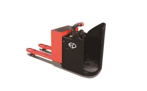Фото 9 - Перевозчик паллет EP Equipment KPL201 (Кислотный, с платформой для оператора).