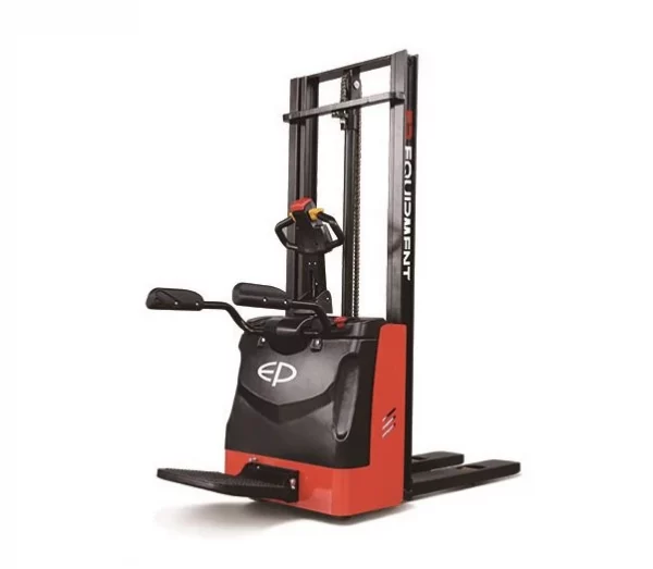 Фото 50 - Штабелер электрический самоходный EP Equipment RSB 141 ECONOMY (AGM, 2W390, с платформой и поручнями).